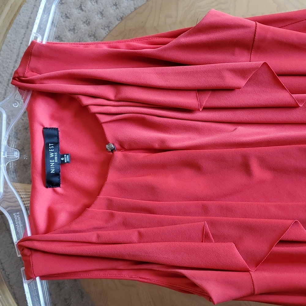 Nine west Coral dress size 6 - Picture 6 of 11